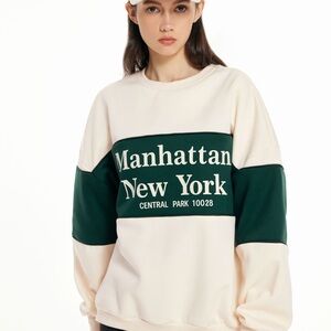 Cider Green Manhattan Oversized Sweatshirt